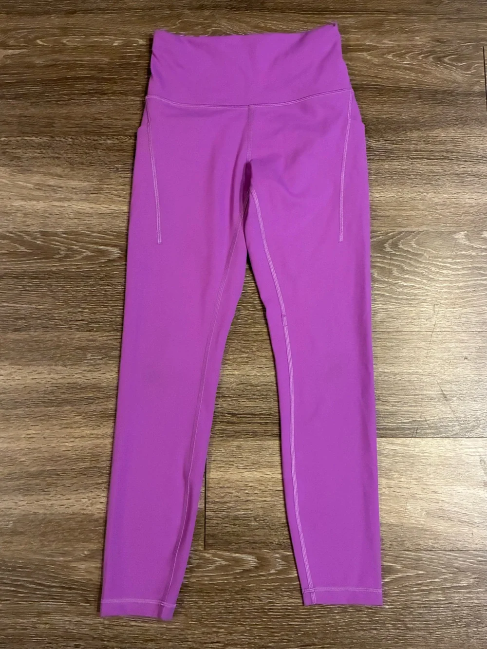 Lululemon Wunder Train High-Rise Tight with Pockets 25" in Moonlit Magenta Sz 6 - Picture 5 of 9